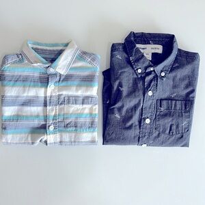Boys Summer Button Down Dress Shirts